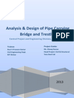 Analysis & Design of Steel Pipe Bridge