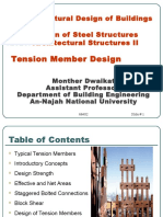 Design of Steel Tension Members