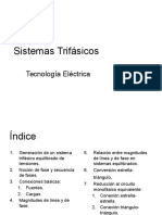 Sistemas Trifasicos. Tecnologia Electrica