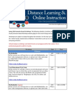 Proposed Spring 2016 Semester Based Workshops