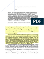 Contextos e Percepções de Racismo Fernando Luís Machado