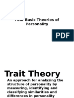 Four Basic Theories of Personality