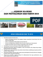 Kebijakan Alokasi Dan Penyaluran DAK 2016-Kemendagri