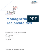 Monografia de Alcaloides