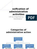JAD3660 Classification of Administrative Action