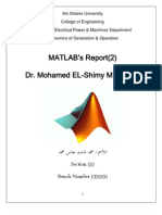 Matlab Report 2