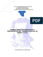 Manual de T.E.G 2011-2