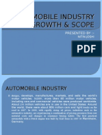 Automobile Industry Growth & Scope