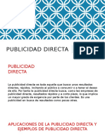 Publicidad Directa y Mailing