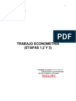 Tipo de Cambio - Econometría