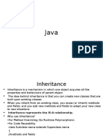 Java Inhertance Infaces