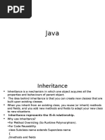 Java Inhertance Infaces