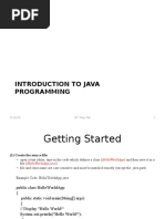 Java Intro