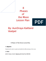 8 Phases of The Moon Lesson Plan By: Aundraya Kaitland Voelpel