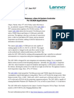 Lanner Releases A New IA System Controller For SCADA Applications