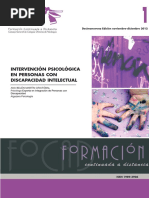 Discapacidad Intelectual-Intervencion Psicologica ( FOCAD-13)