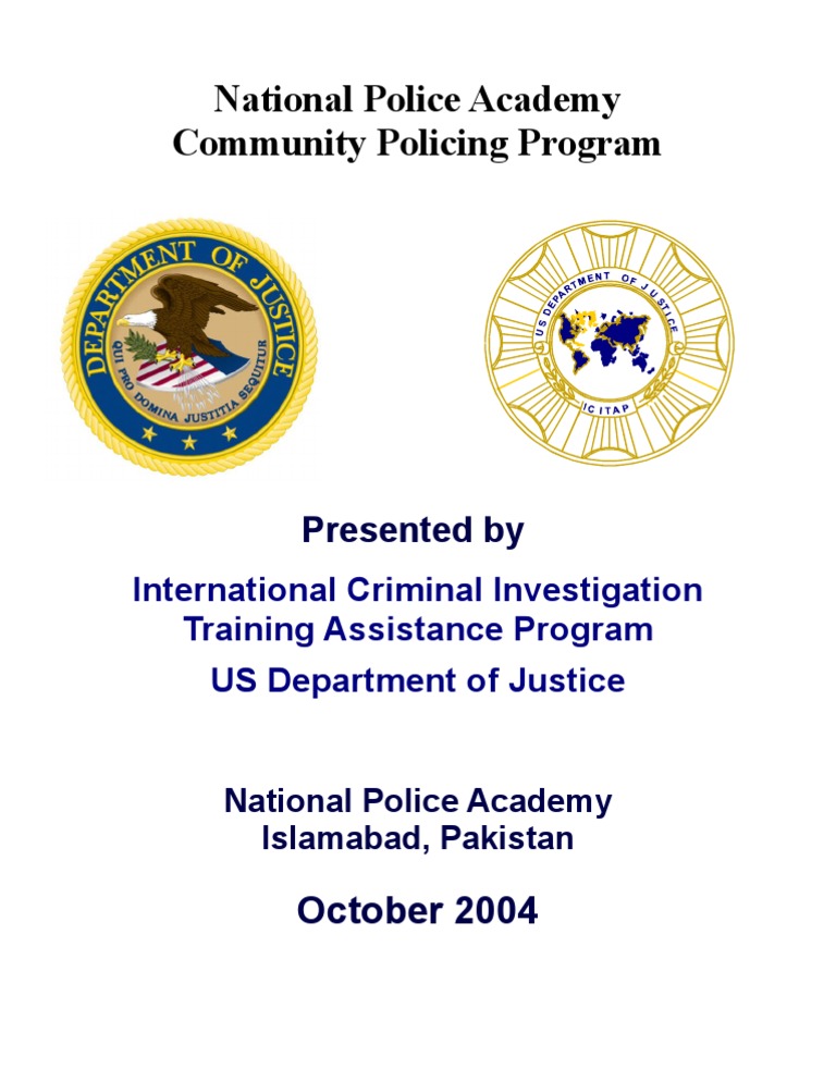 Community Policing Program Overview | PDF