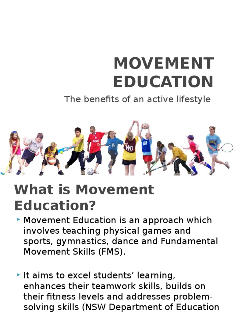 Movement Education Powerpoint PDF Physical Education Learning