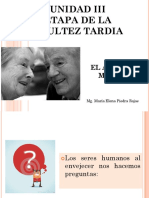 Adultez Tardía Conceptualizacion, Teorias Del Envejecimiento, Desarrollo Físico y Sexual PDF