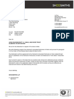 Ravenscroft v CaRT Agreement to Amended Particulars, 12 May 2016