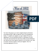 War of 1812 Magazine Project All Sections