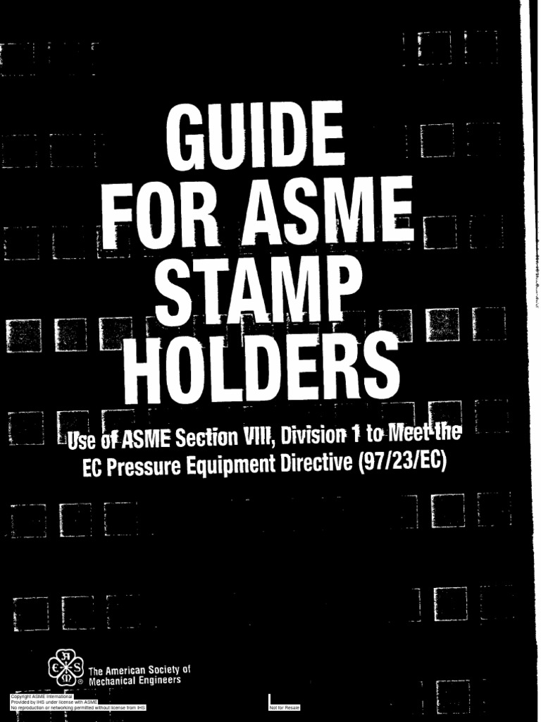 GUIDE FOR ASME STAMP HOLDERS2001..pdf Engineering Science Avaliação gratuita de 30 dias