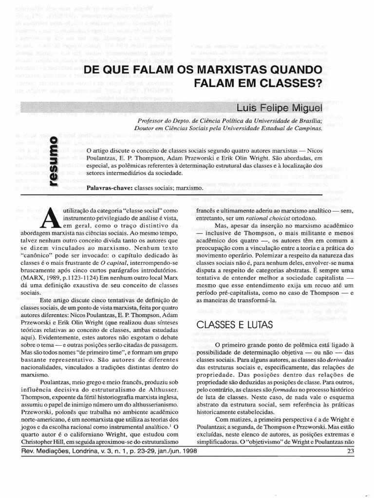 Teoria de erik olin wright_teorias