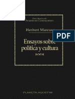 Herbert Marcuse - Ensayos Sobre Política y Cultura 