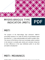 MBTI Presentation