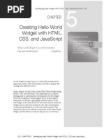 Download Creating Hello World Web Widget With HTML CSS and Javascript by rajeshlal SN31242564 doc pdf