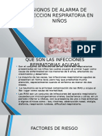 Signos de Alarma de Infeccion Respiratoria en Niños