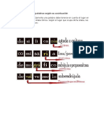 Clasificación de Las Palabras Según Su Acentuación