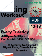 Boxing Workout Poster For Daniel PDF