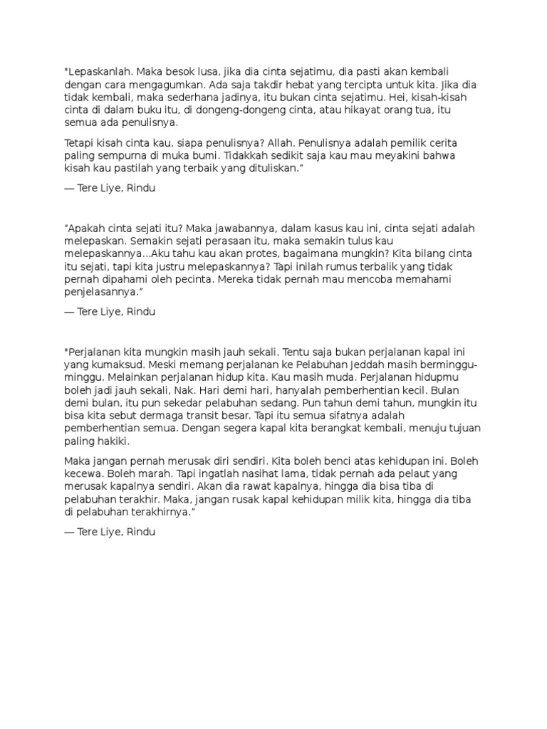 Tere Liye - Rindu.docx