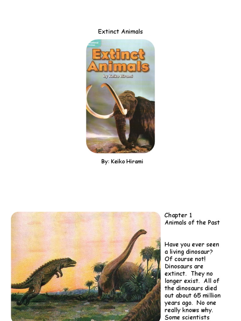 Extinct Animals: Dodo, Mammoth, Thylacine | PDF | Nature
