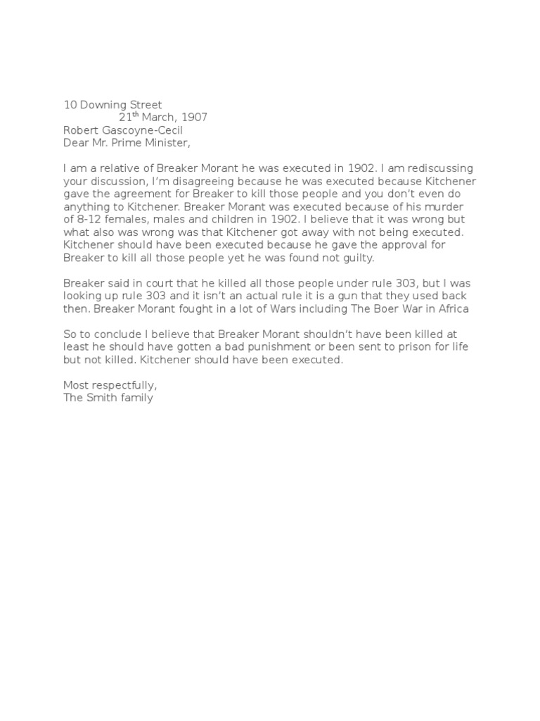 Letter To PM | PDF