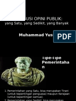 Distribusi Opini Publik