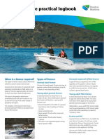 Boating Licence Practical Logbook PDF