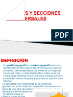 Perfiles y Secciones Transversales