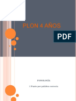 PLON 4 años