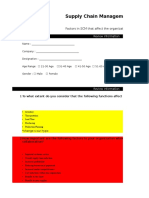 Supply Chain Management (SCM) : Factors in SCM That Affect The Organization Performance