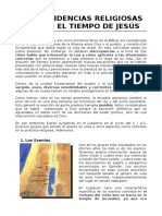 Tema 04 - Tendencias Religiosas en Tiempo de Jesucristo