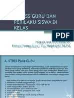 Stress Guru Dan Perilaku Siswa Di Kelas