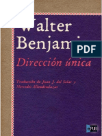 Direccion Unica WalterBenjamin