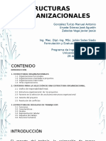 Estructuras organizacionales y gestión de proyectos