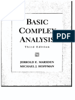 Basic Complex Anlysis, Marsden