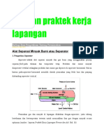 Vcatatan Praktek Kerja Lapangan