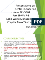 Part 2b Wk 7-8 Solid Waste Engineering and Management EENV 101 3T 2015-2016