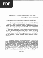Antonio Pedro Pinto Monteiro -Da Ordem Publica No Processo Arbitral