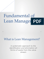 1 Fundamental of Lean Management